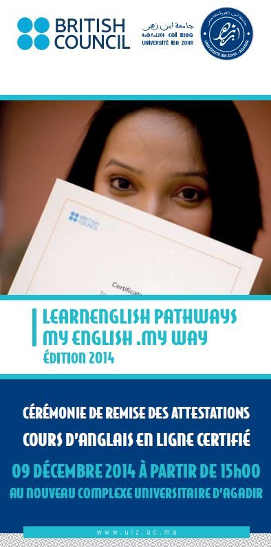 LEARN ENGLISH PATHWAYS CEREMONIE DE REMISE DES CERTIFICATS