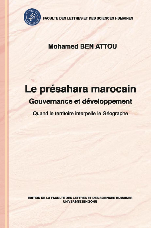 Le présahara marocain, Gouvernance et développement