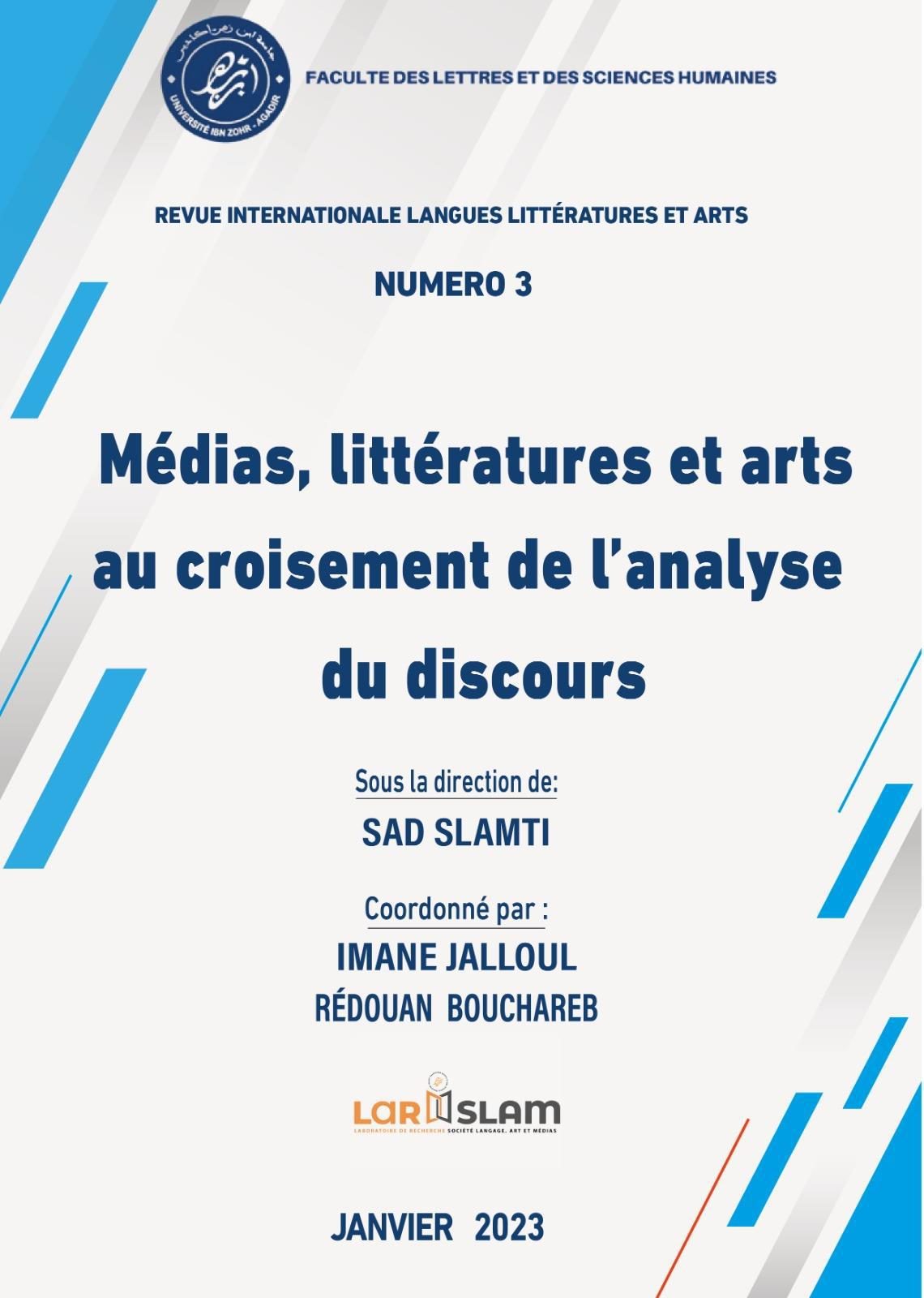 Revue internationale “Langues Littératures et Arts”